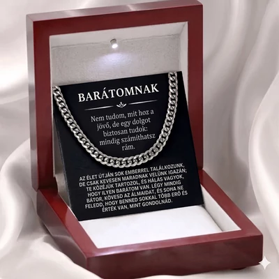 BARÁTOMNAK SZÓLÓ FÉRFI NYAKLÁNC