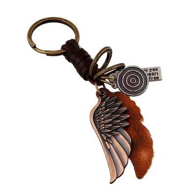 Bőr Kulcstartó Szárnyal