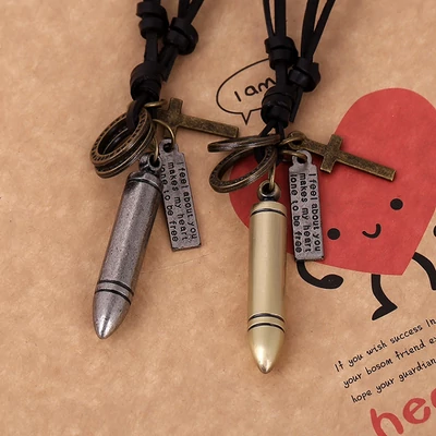 Bőr Nyaklánc Golyóval