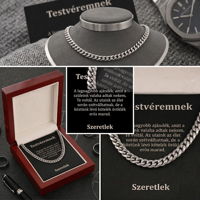 TESTVÉREMNEK AJÁNDÉK NYAKLÁNC