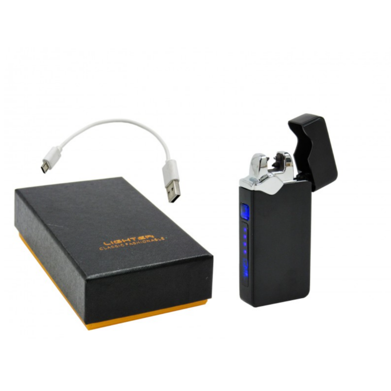 Elektromos Öngyújtó USB Kábellel Díszdobozban 3,5x7cm