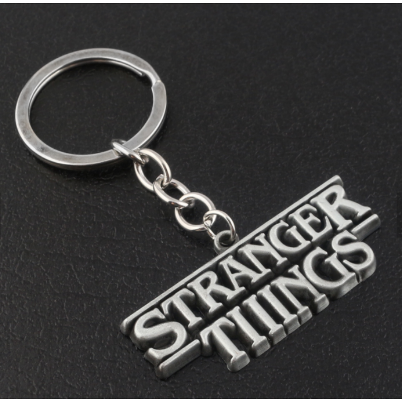 Stranger Things Ezüst Ötvözetű Fém Kulcstartó