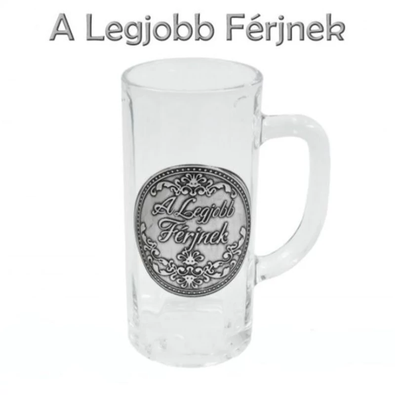 Söröskorsó 0,3l A Legjobb Férjnek fémcímkés