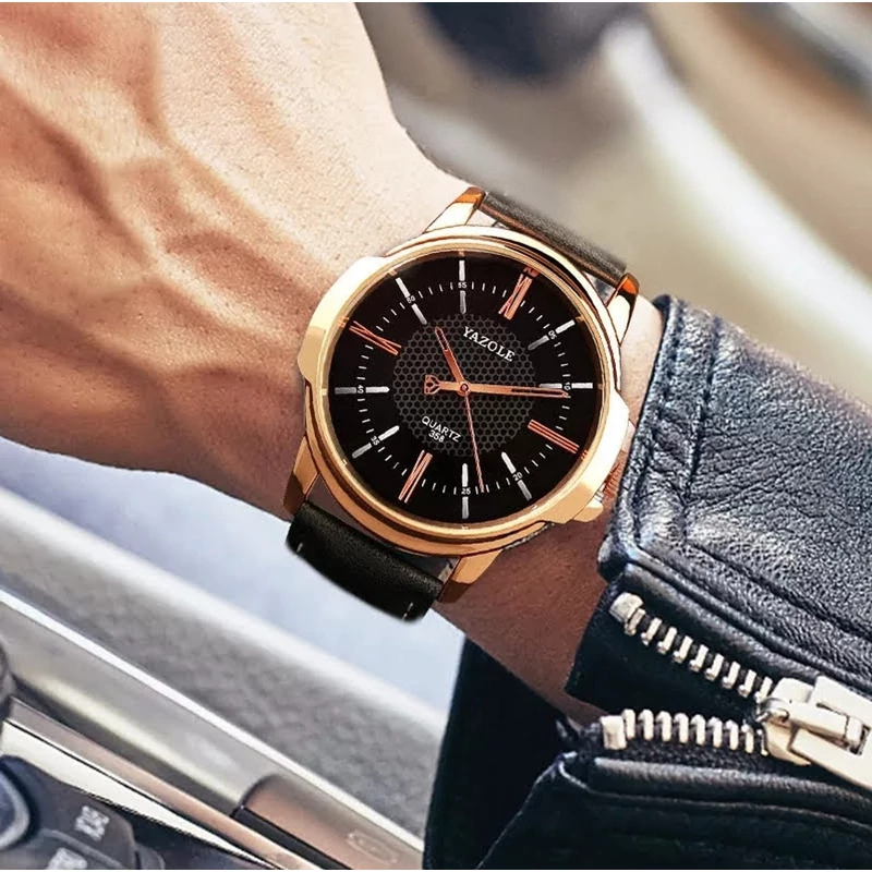 Ajándék Szett – Óra És Öv Fekete