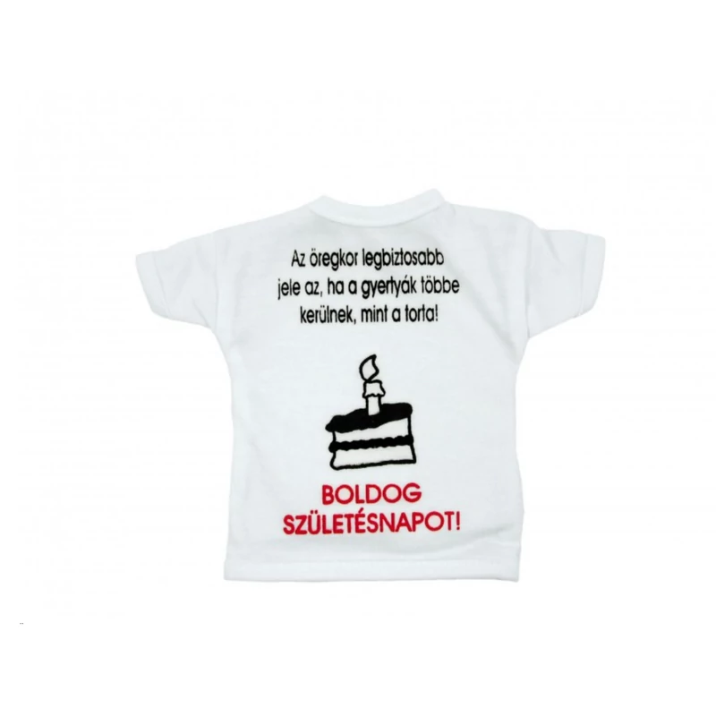 Üvegpóló Boldog Születésnapot