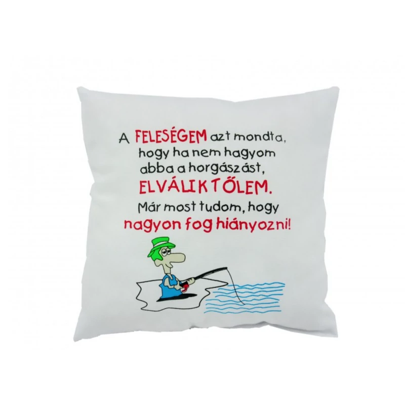 Horgász és Feleség Párna
