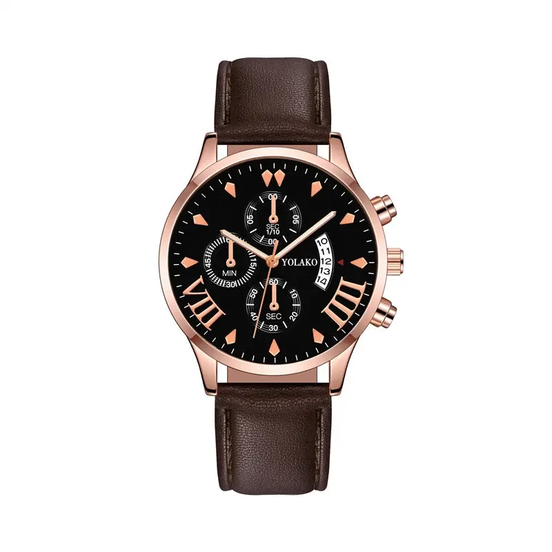 Ajándék Szett Óra Fekete Számlappal és Karkötő